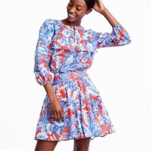 J Crew Floral Blouse